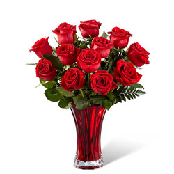The FTD In Love with Red Roses Bouquet from Backstage Florist in Richardson, Texas